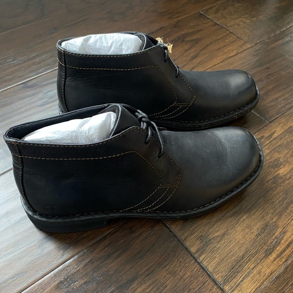 Born Men’s Harrison Leather Boots size 13, Black - Picture 3 of 7